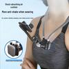 First-Person Shooting Phone Holder for Live Streaming and Outdoor Sports with Anti-Shake Neck Bracket