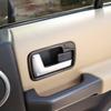 Per Land Rover Discovery 3 04-09 ABS cromato/Grana legno nero Auto Interno Maniglia Porta Ciotola Copertura Rivestimento Adesivo Auto