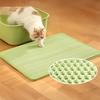 Cat Litter Box Mat Cushioned Mesh Cat Toilet Mat Cat Litter Trapping Mat Scatter Control Mat for Less Mess