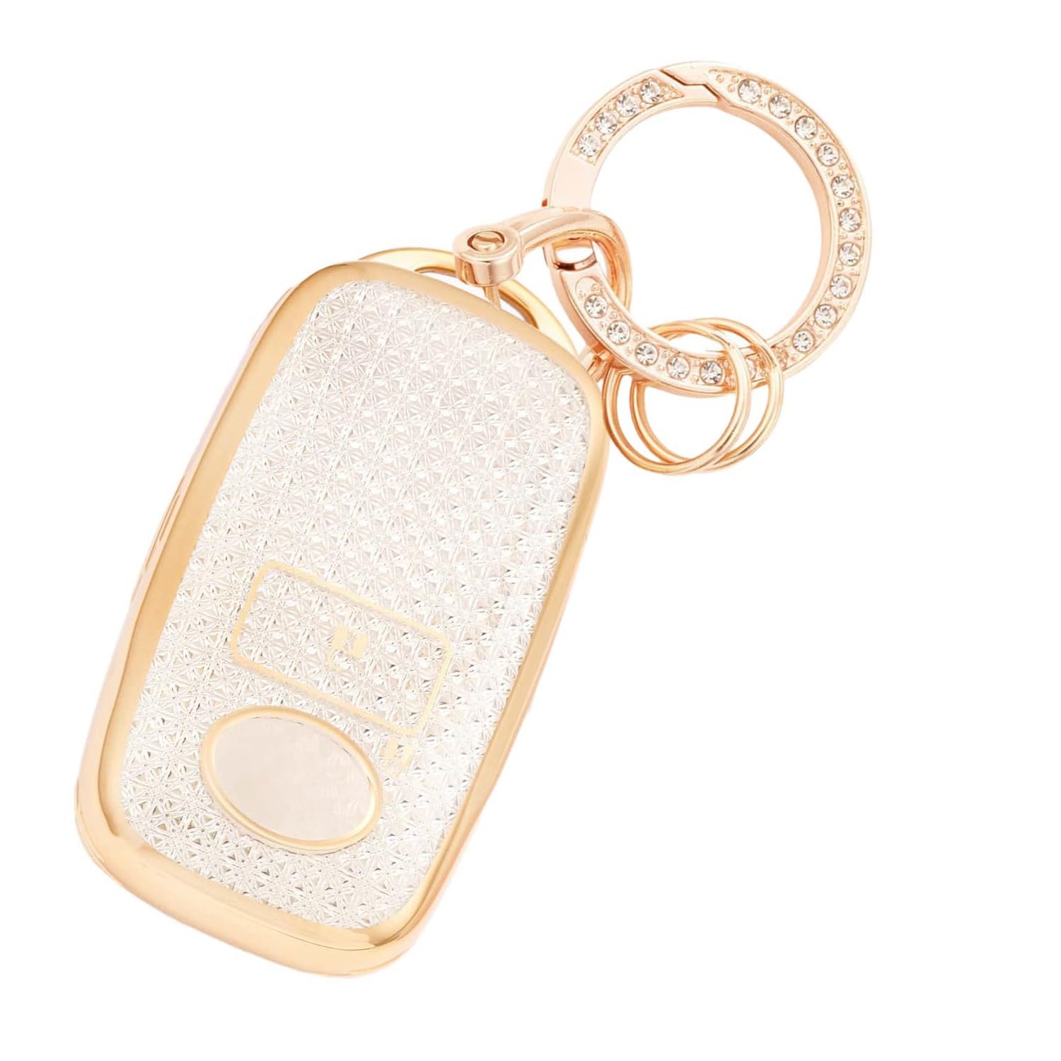 

[YANMW] Чехол-брелок Rocky для ключа Toyota Rise Roomy key case белый