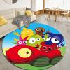 Babblarna Round Area Rug,Carpet Rug for Living Room Bedroom Sofa Playroom Decor,Non-slip Floor Mat28