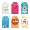 60pcs Cute Teachers Appreciation Week Tags Blessing Cupcake Tags  Teachers' Day Supplies