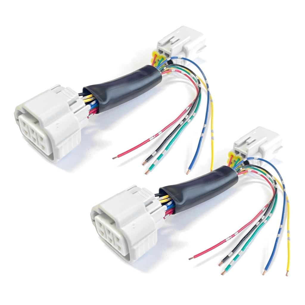 CGP LED Reflector Taillights with Power Outlet and Coupler Harness, Set of 2, for 80 Series Noah, Voxy, and Esquire (TN-642-SET2)