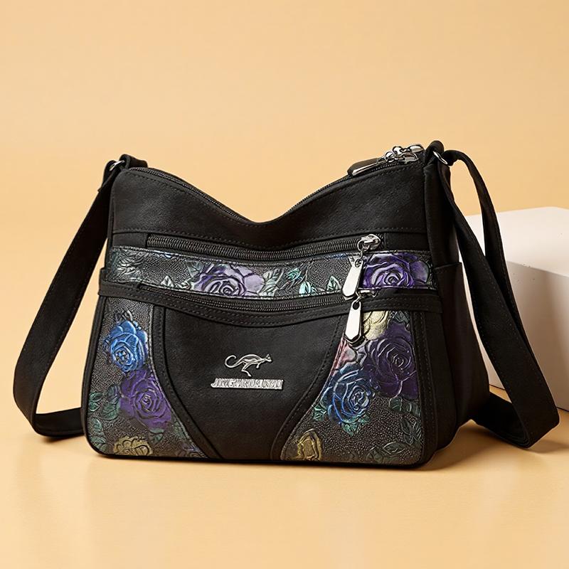 Women's Bag Shoulder Bag Middle-Aged Mother Bag Large Capacity Crossbody Small Square Bag