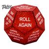 Christmas Gift Exchange Dice Santa Swap Dice, Stocking Stuffers White Elephant Multi-sides Game Glitter for Present Party