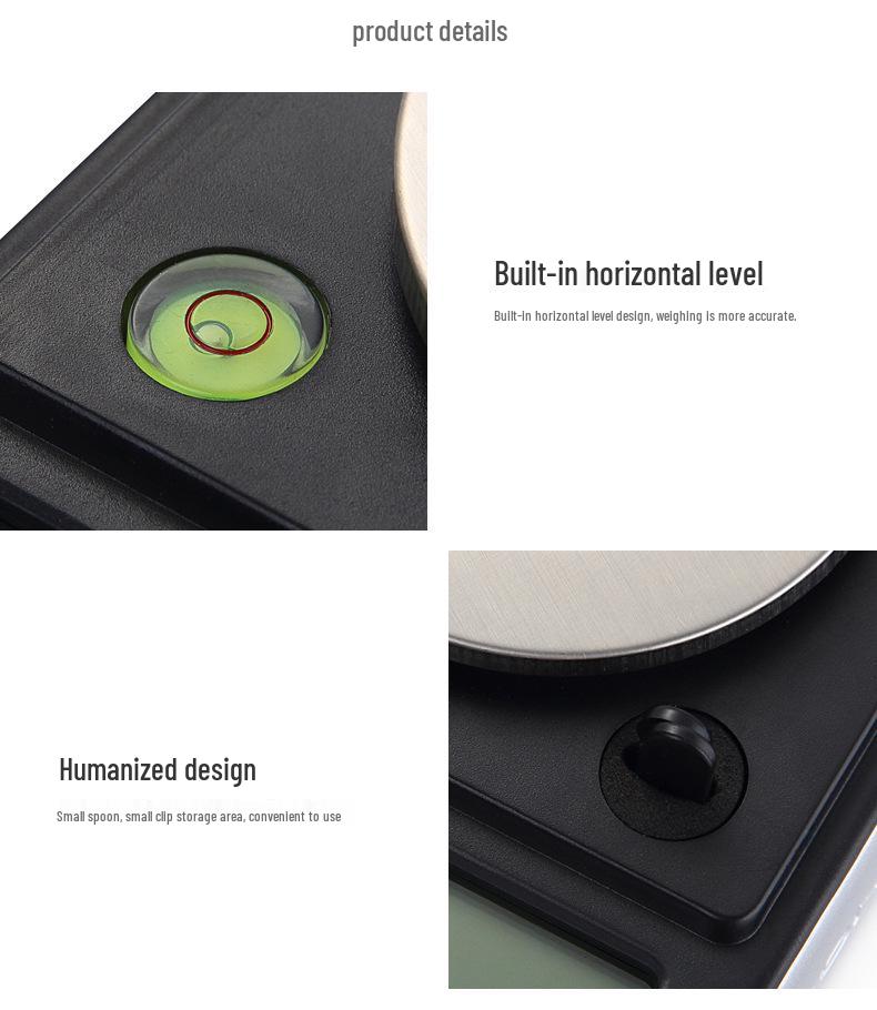High-Precision 50g/0.001mg Electronic Jewelry Scale for Gold, Diamonds, and Medicine
