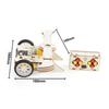 Wooden Remote Assembled Controlled Combat Vehicle With Rotating Wing Set Toy