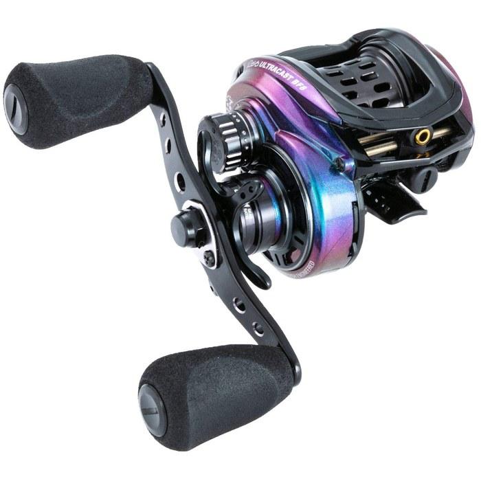 AbuGarcia REVO ULTRACAST BF8 Right-Handed Baitcasting Reel with Carbon Handle & Finesse Spool, Saltwater Compatible, Super High Gear Ratio,