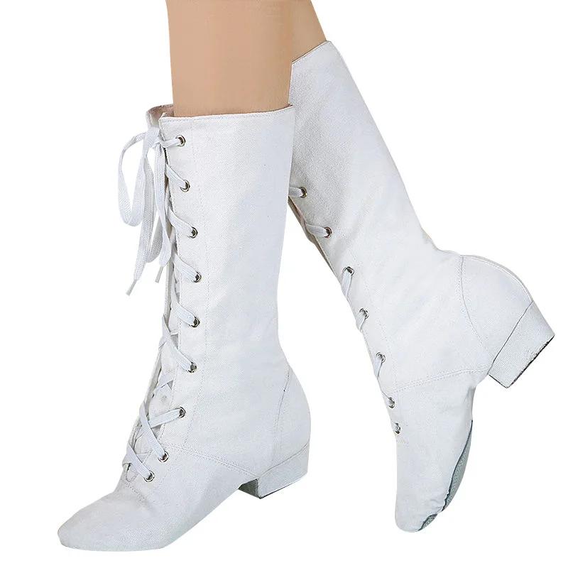 

Women s Jazz Boots Men Jazz Boots Kids Stage Performance Shoes Unisex 3cm Heels Jazz Dance Shoes Cow Leather Sole Show Shoes 43 білий