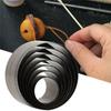 A60z14pcs Round Leather Craft Cutter Mold Die Template Punching Tools 20Mm-50Mmmay