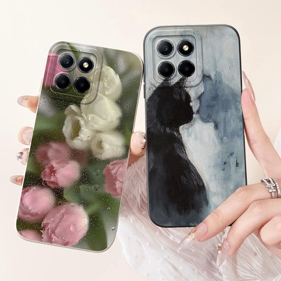 For Honor X8b Case X8a X8C Fashion Candy Painted Cover Shockproof Phone Case For Honor X8C X 8a 8B HonorX8a HonorX8b Soft Fundas