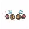 Square Oval  Geometric Stud Earrings For Women Medieval Vintage Light Luxury Simple Jewelry