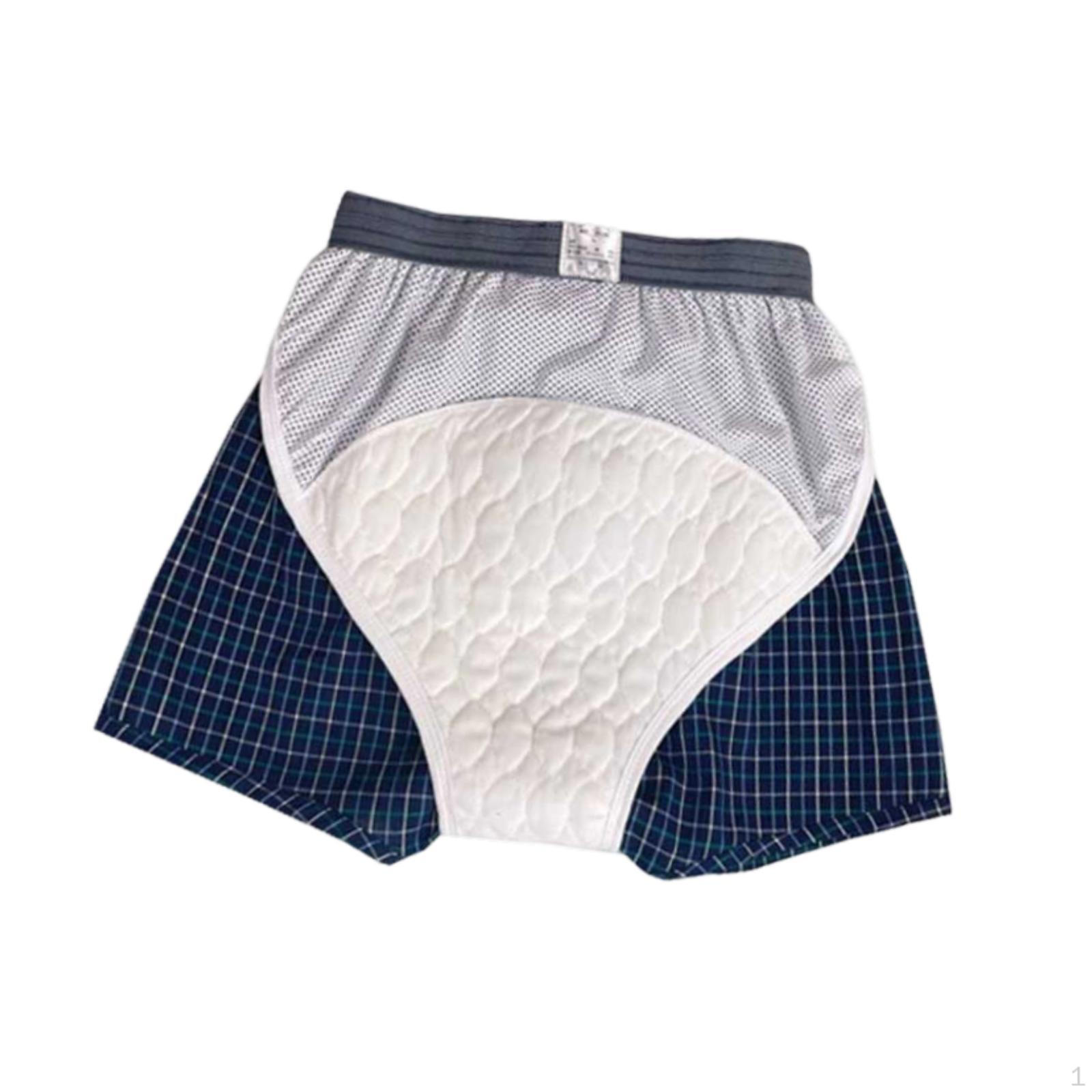 

Adults Cloth Diaper Cover Elderly Old People Waterproof Brief Elastic Reusable Leakproof Pant M