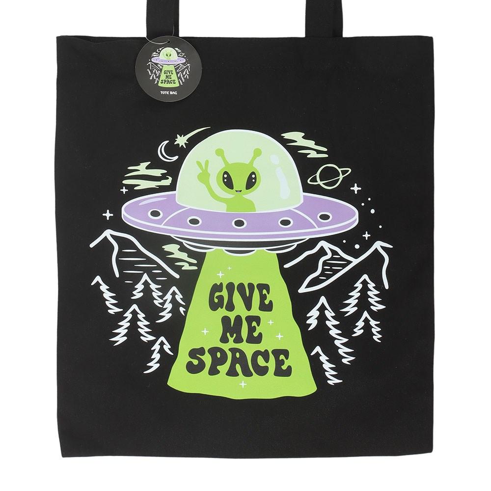 Something Different Give Me Space Alien Tote Bag