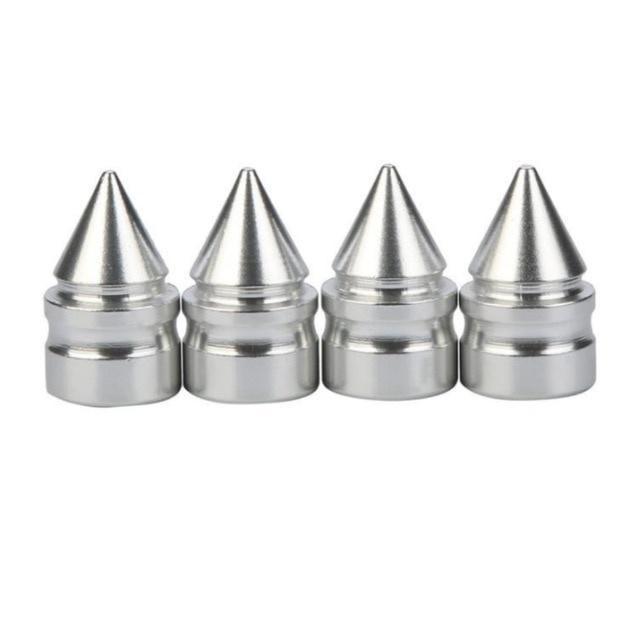 4 Pcs/lot Car Accessories Dust-proof Wheel Tires Valve Caps Motorcycle Cone Shaped for Various Models