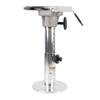 Boat Seat Pedestal Aluminum Alloy 360 Degree Swivel 330 to 480mm Adjustable Height Detachable Pedestal for RV Yacht