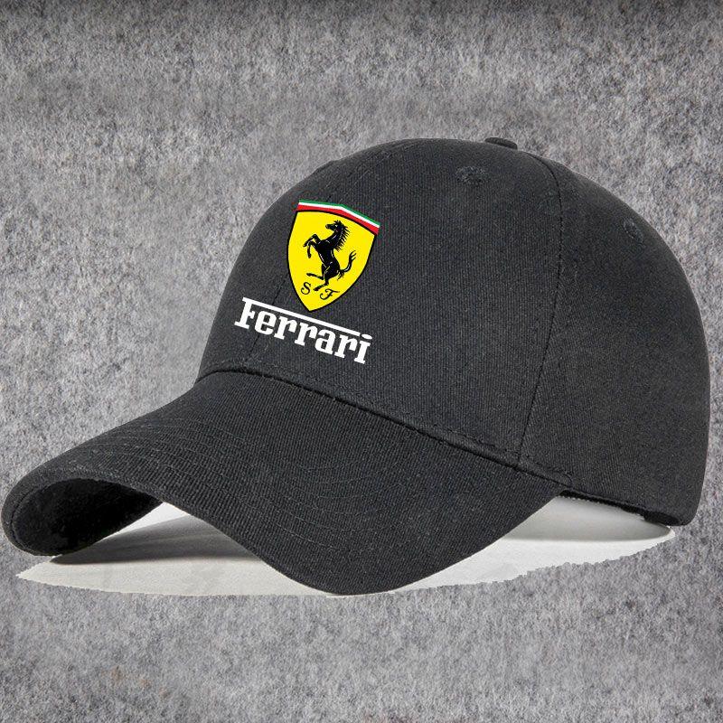 

Бейсболка Ferrari Racing для вулиці, велоспорту, сонцезахисний козирок, унісекс для Ferrari F1 F8 F80 SF90 Stradale SF90Spider 296 GTB 296 GTS