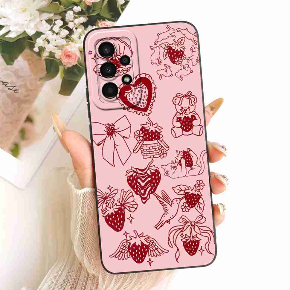 6.5" Casing For Samsung A 53 A53 5G Luxury Pattern Soft Silicone ShockProof Phone Cases Samsung Galaxy A53 5G casing
