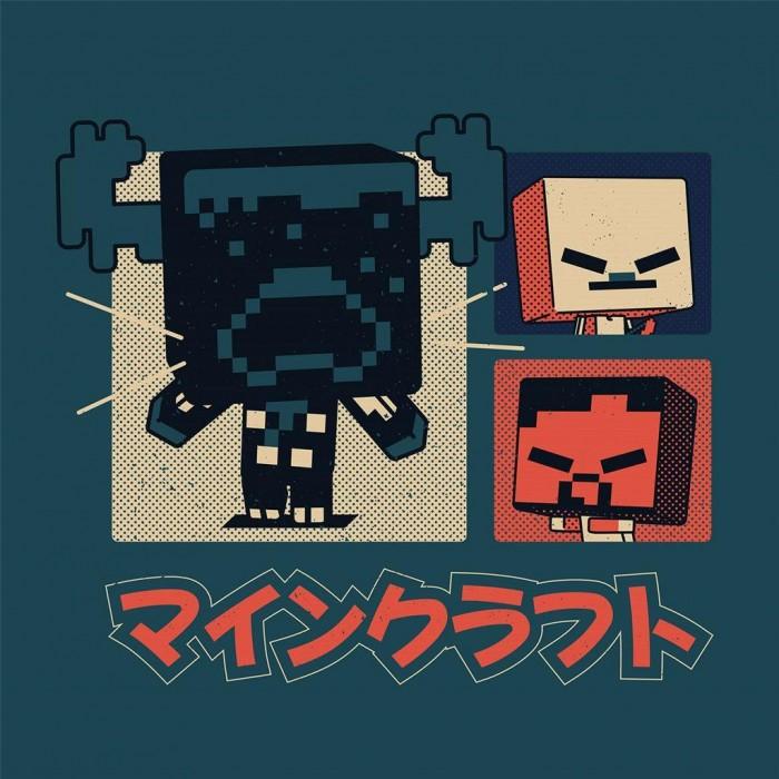 Minecraft Chibi Canvas Print