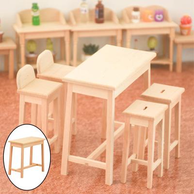 1/12 Miniature Dining Furniture Life Scene Simulation Ornaments Kids Toys Mini Model Decor Dollhouse