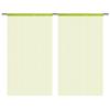 VidaXL Rideau en fils 2 pcs 140 x 250 cm Vert 132413