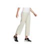 Adidas Solid Color Knitted Cropped Casual Pants Women bottoms Off-White HR8394