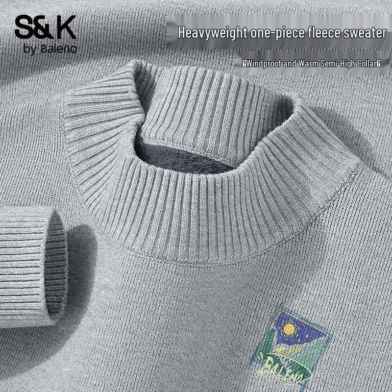 

Baleno Men s S&K Integrated Fleece Knit Sweater L