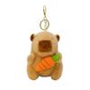 Pink Capybara Plush Keychain: Cute & Creative Charm Pendant for Backpacks