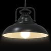Lampa Wisząca E27 Czarna Ø 31 Cm Żelazo
