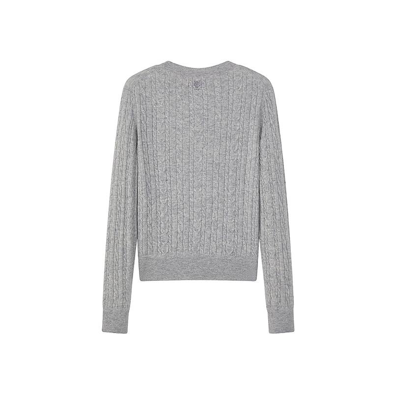 Teenie Weenie Women's Bear Cable Knit Sweater