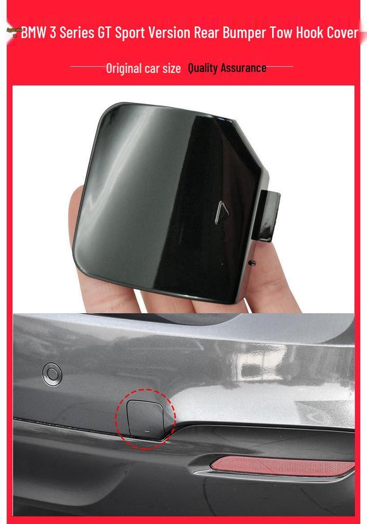 BMW Seria 3 GT M Sport F34 Tylny Zderzak Osłona Haka Holowniczego 51128061551