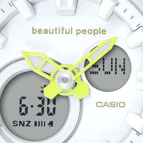 Casio Baby-G Women's Resin 100M Water Resistant Analog Shock Resistant Quartz Watch BGA-270BP-7A