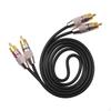 2 To Audio Cable, Male Multipurpose Cord Adapter for Gaming Consoles
