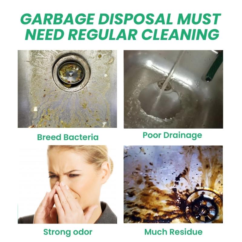 Garbage Disposal Cleaner Tablets Convenient Household Cleaning Solution 12pcs Cleaning Sheets Trash Disposers