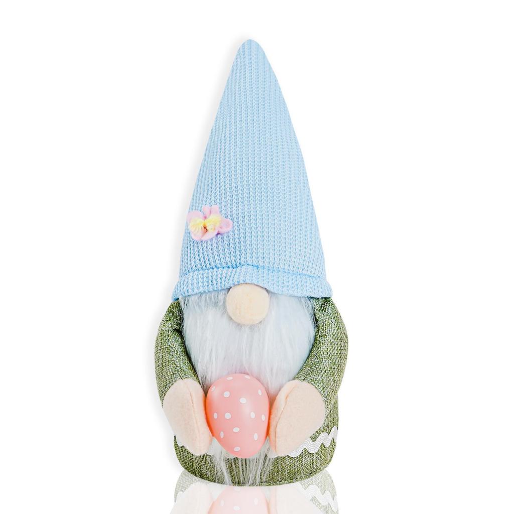 Easter Bunny with Egg Ornament – Faceless Doll Gift