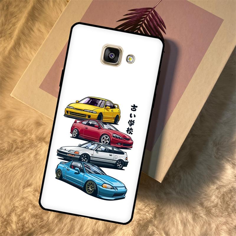 Sports Car JDM Drift Case For Samsung Galaxy M16 M36 M56 M54 M23 M20 M32 M52 M34 M14 M35 M55 M15 M11 M31 M13 M53