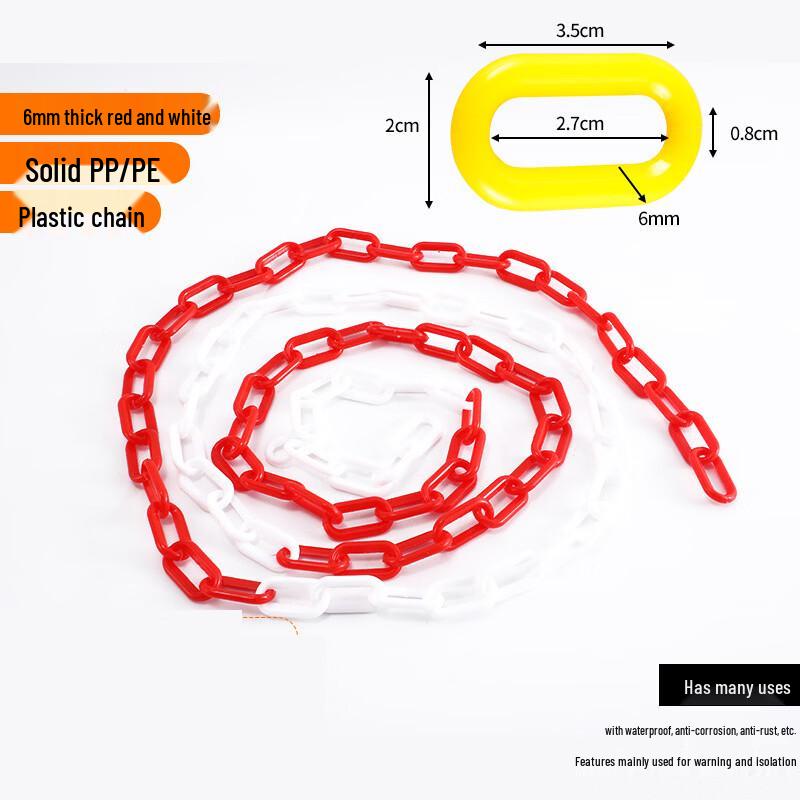 Traffic Plastic Warning Chain