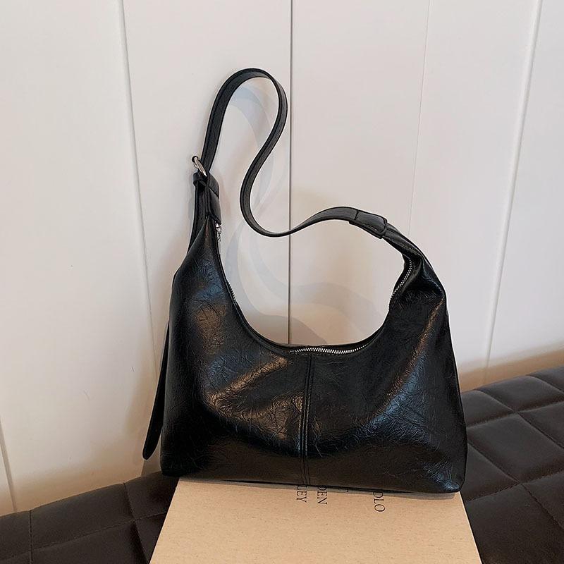 Premium texture versatile large-capacity tote bag fashionable and simple niche versatile shoulder underarm bag messenger bag