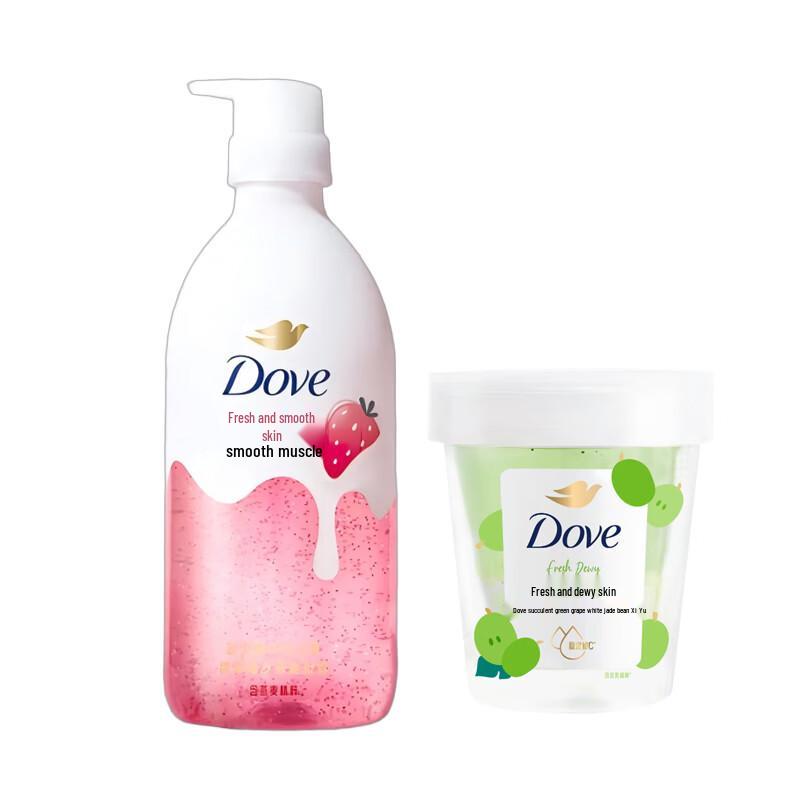 Dove Moisturizing Shower Gel & Exfoliating Scrub Set