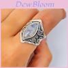 Geometrischer Metallbandring mit galvanisierter Oberfläche für Unisex-Modefans