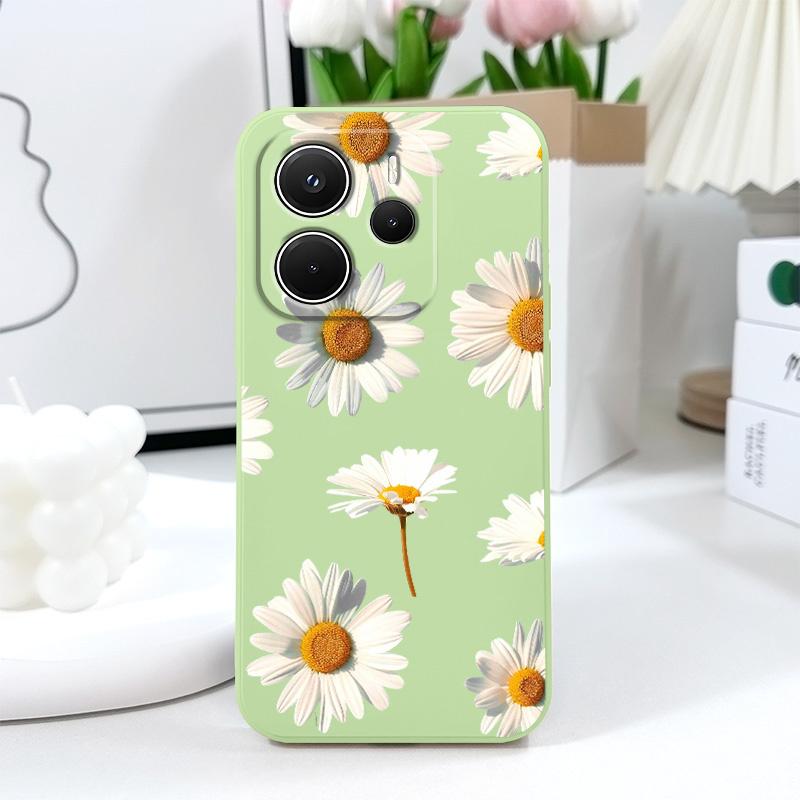 Gilded Sunflowers Phone Case For Xiaomi Redmi Note 14 13 12 12S 11 11S 10 10S 9 9S 14C Pro Plus 4G 5G Liquid Silicone Cover