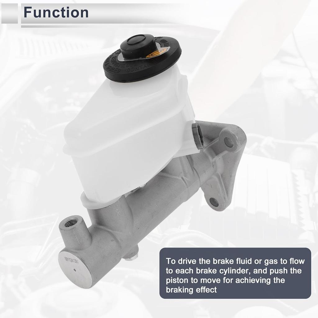 Brake Master Cylinder for Toyota Corolla 1992-2002 Durable Hydraulic Master Cylinder No.4720112800/M39842 with Reservoir 1 Pcs