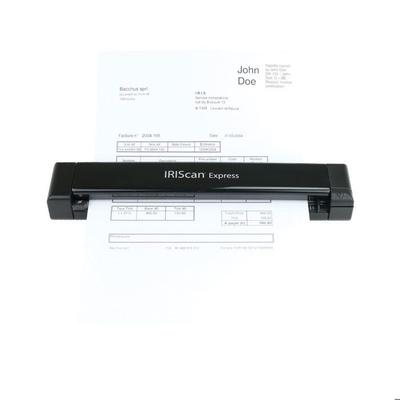 IRIS IRISCan Express 4 Portable Scanner - USB - 8PPM Simplex - Business Card Format - 300 Dpi Resolution