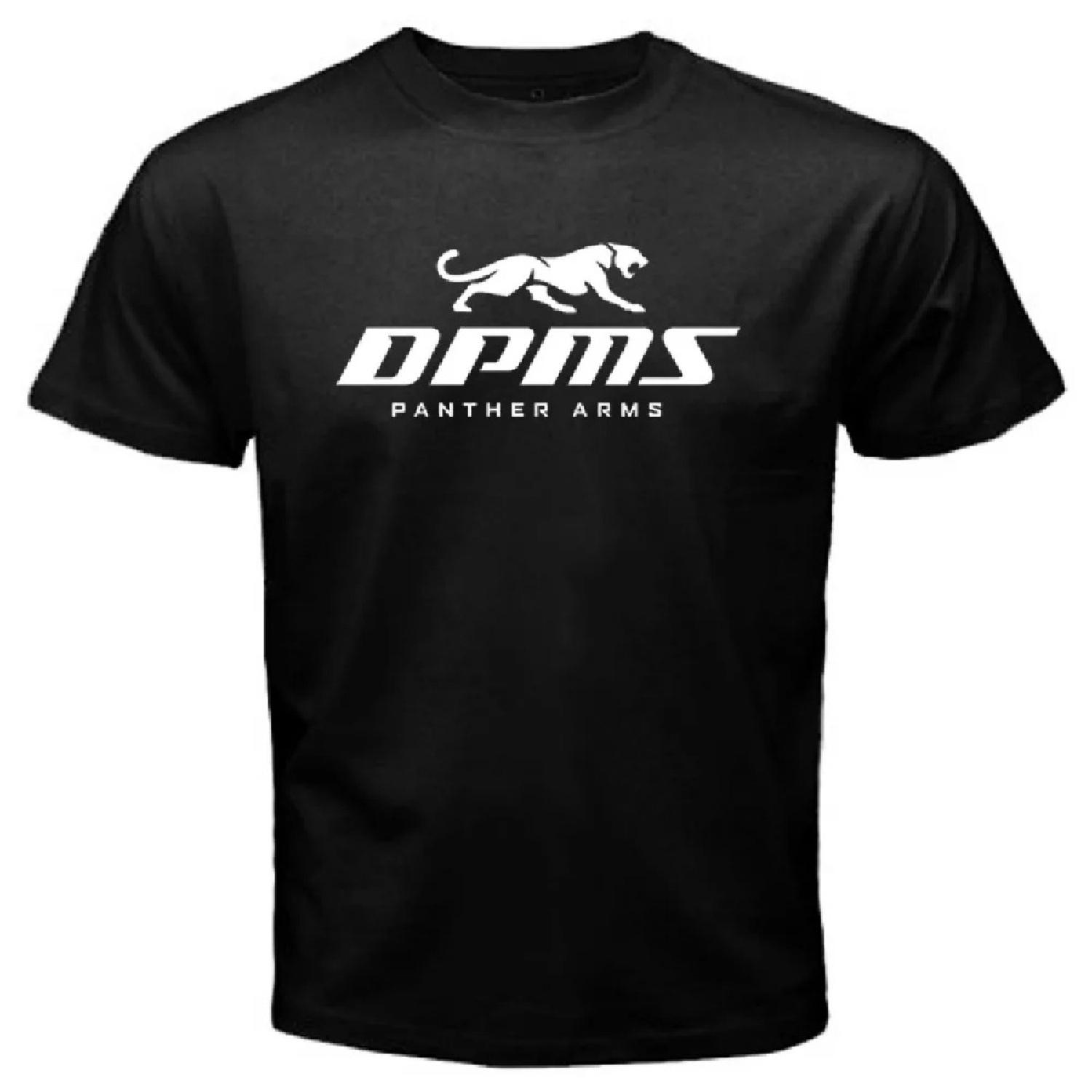 

DPMS Panther Arms Firearms Men s Black T Shirt Size S to 3XL XXXXXL чорний