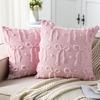 Removable Pillow Cover Bow Pillowcase Durable Pillow Case Protector  Sofa Decoration