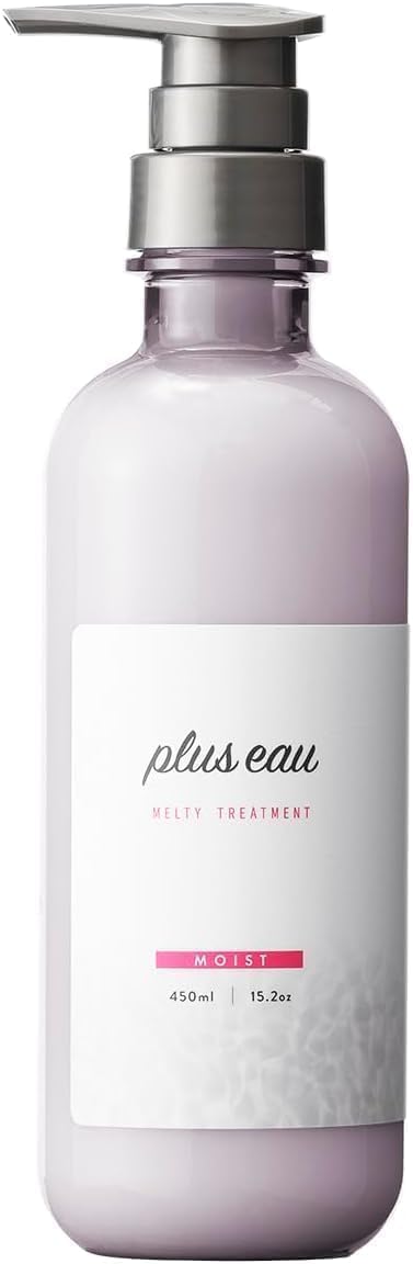 plus eau Melty Treatment 450ml manageable Pump single White Floral Pear scent (For hair) bottle, item, & розовый
