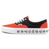 Era Skeleton Printing Retro Casual Canvas Shoes Black Orange Colorblock 'Black Orange' Vans VN0A38FRT5M