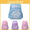 Adorable Cartoon Backpack For Kids Breathable Pu Material School Bag With Curved Straps