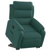 Recliner with Rising Function Dark Green Fabric
