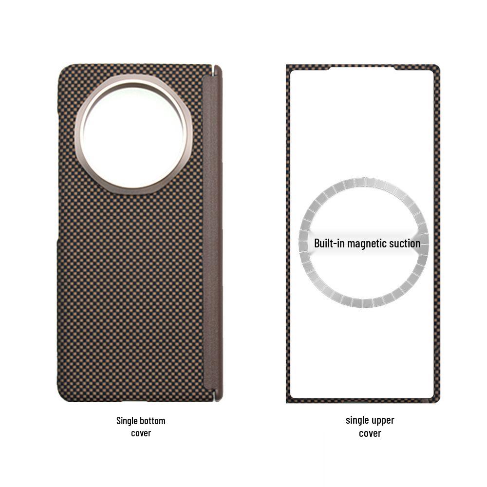 Honor MagicV5 Kevlar-Carbon Fiber Slim Anti-Fingerprint Phone Case